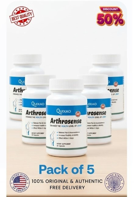 5 Packs Quixao Arthrozene Natural Joint Health Supplement – Fresh EXP 12/2027