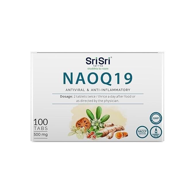 Sri Sri TATTVA NAOQ19 – Anti Viral & anti-inflammatory 100 Tablets