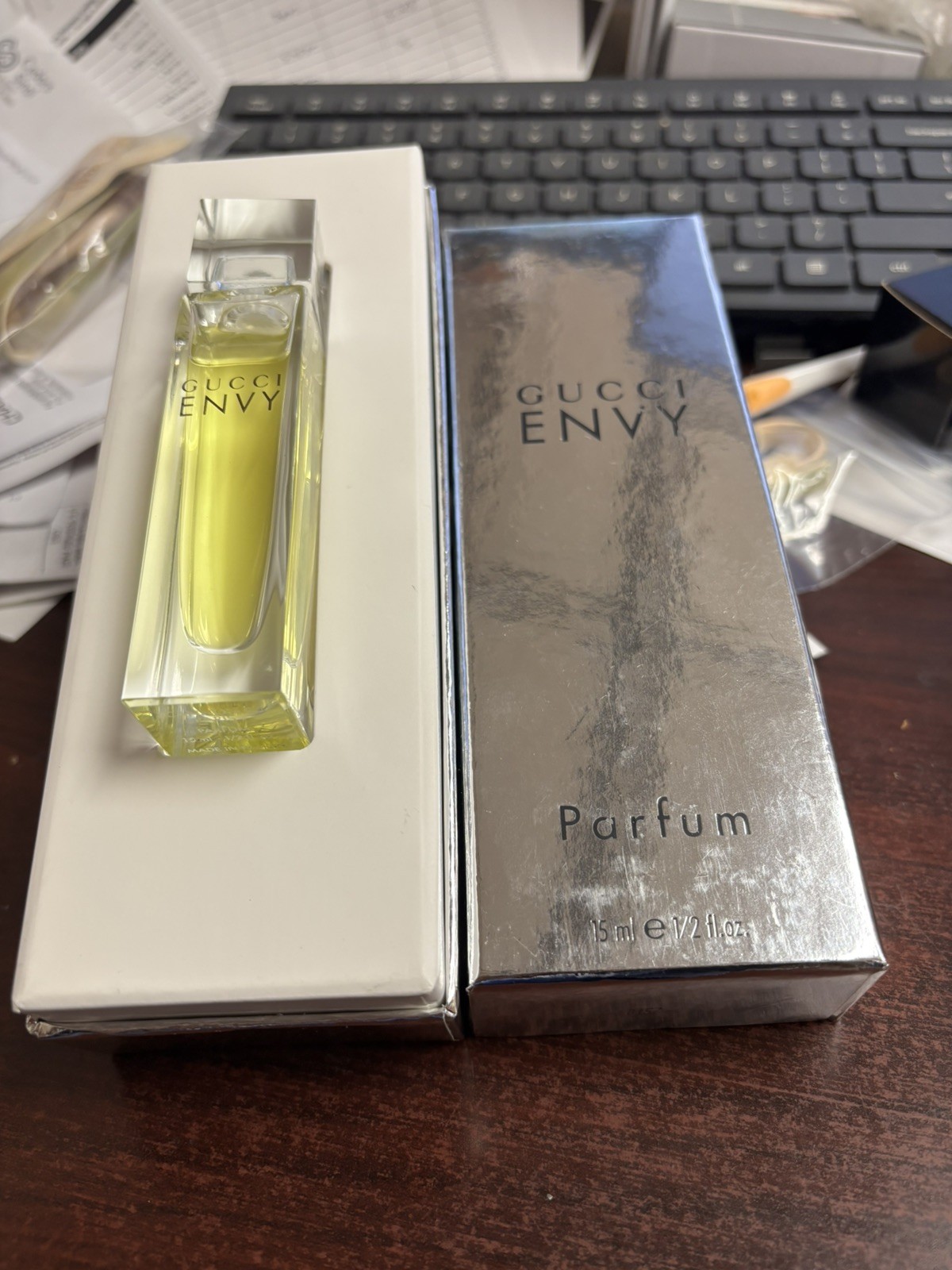 Vintage New 0.5 oz 15ml **PARFUM** Vintage Gucci Envy pure perfume