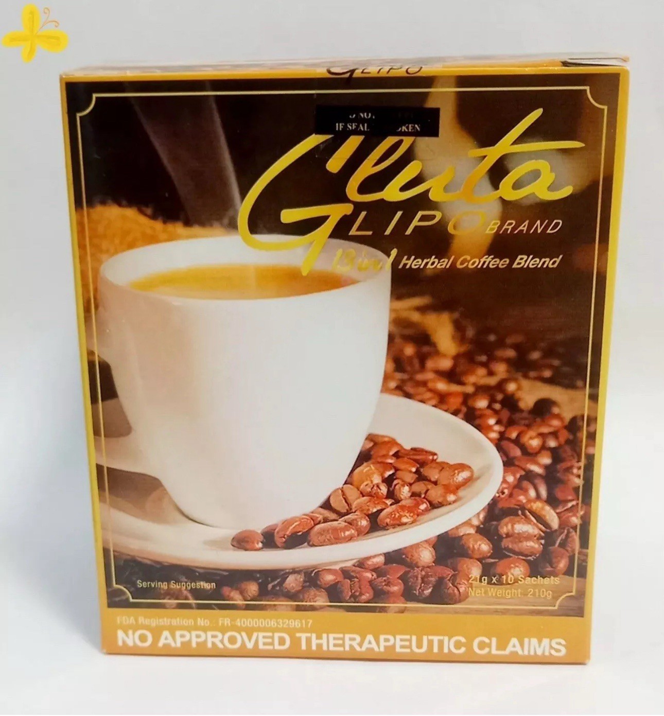 Gluta Lipo Coffee 13-in-1 – 10-Sachets, AUTHORIZED SELLER