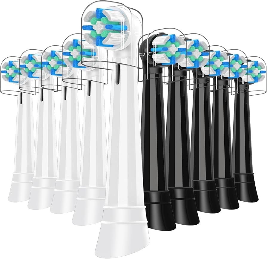 Pack of 10 Replacement Heads Compatible with Oral B Io 10 9 8 7 6 5 4 3 Series E