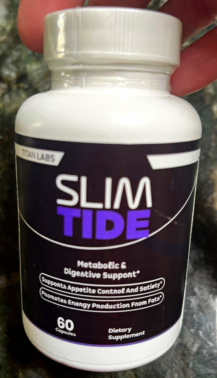 Titan Labs Slim Tide Weight Loss Support 60 Caps Exp 06/2028