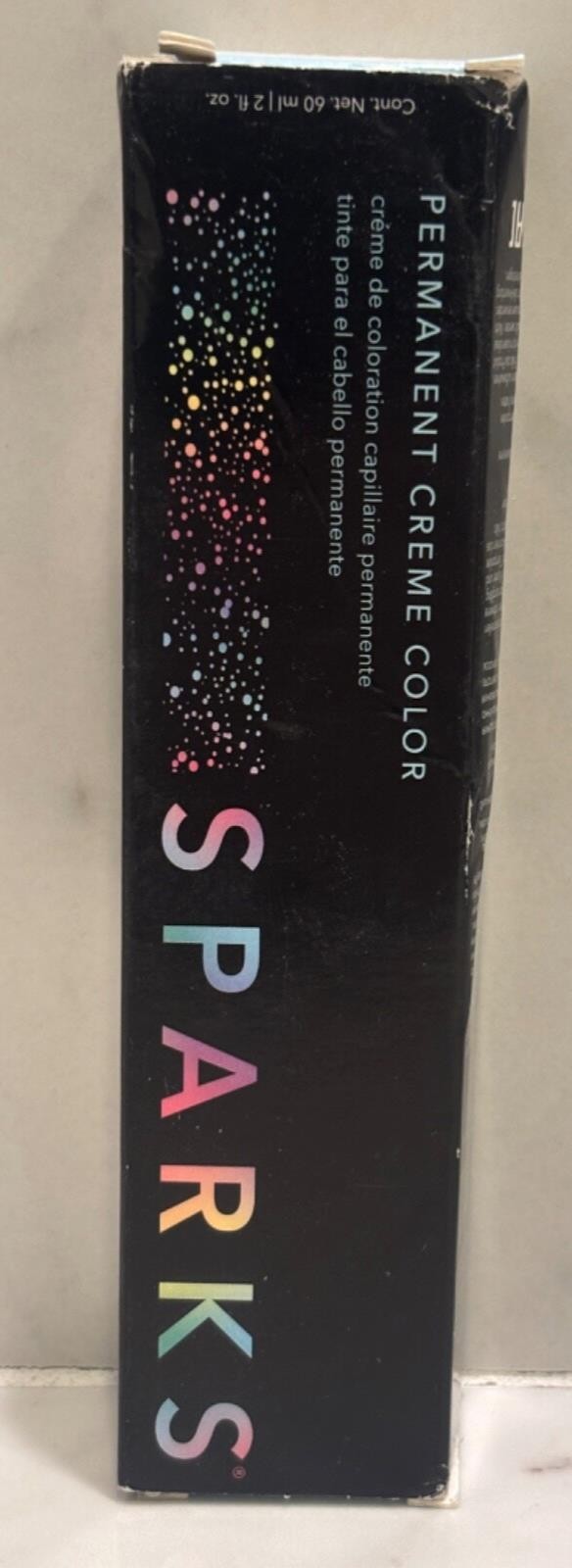 SPARKS PERMANENT CREME HAIR DIE NIB 8.00 LIGHT BLONDE INTENSE NATURAL
