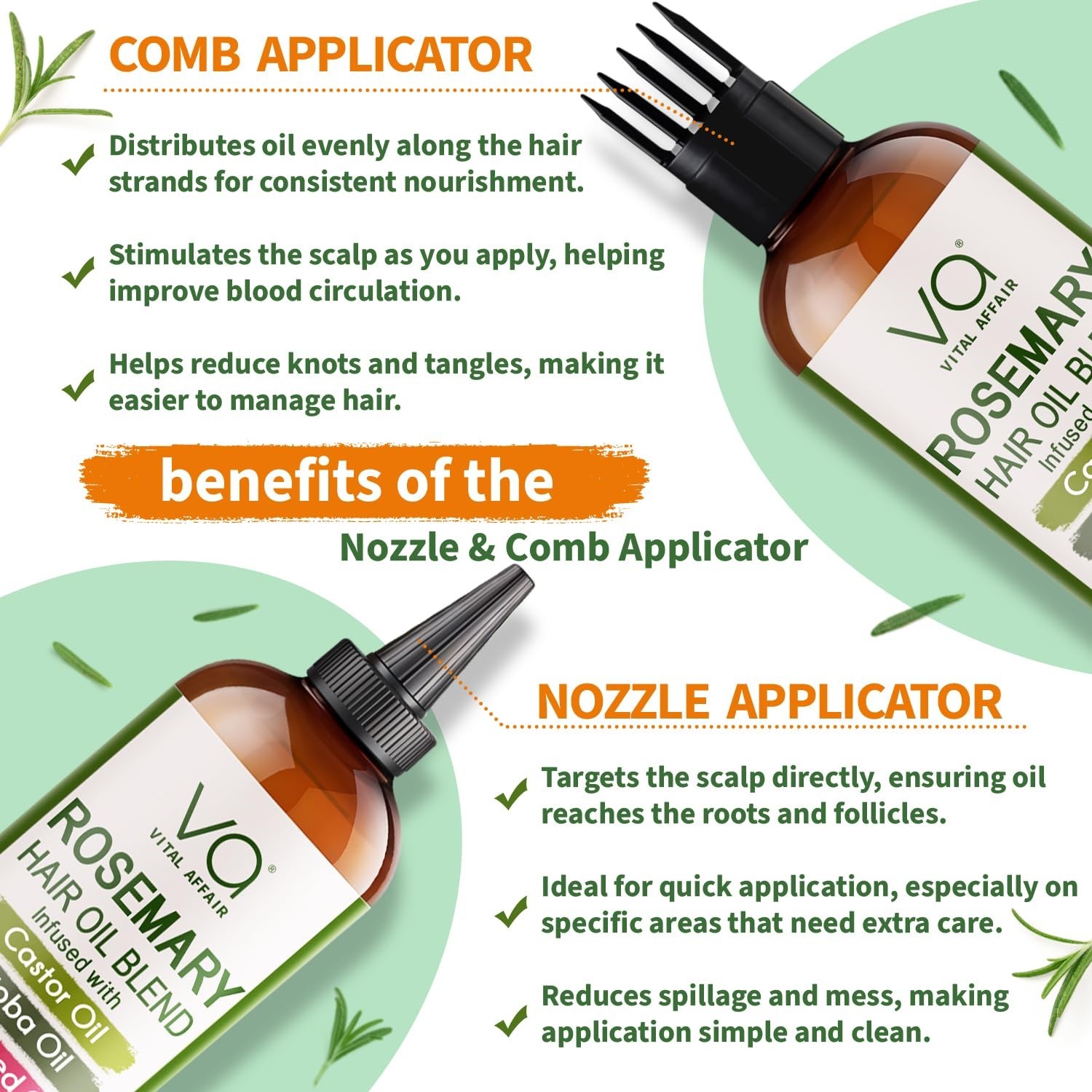 Rosemary Hair Growth Oil 4oz Jojoba Castor Amla Bhringraj Natural New