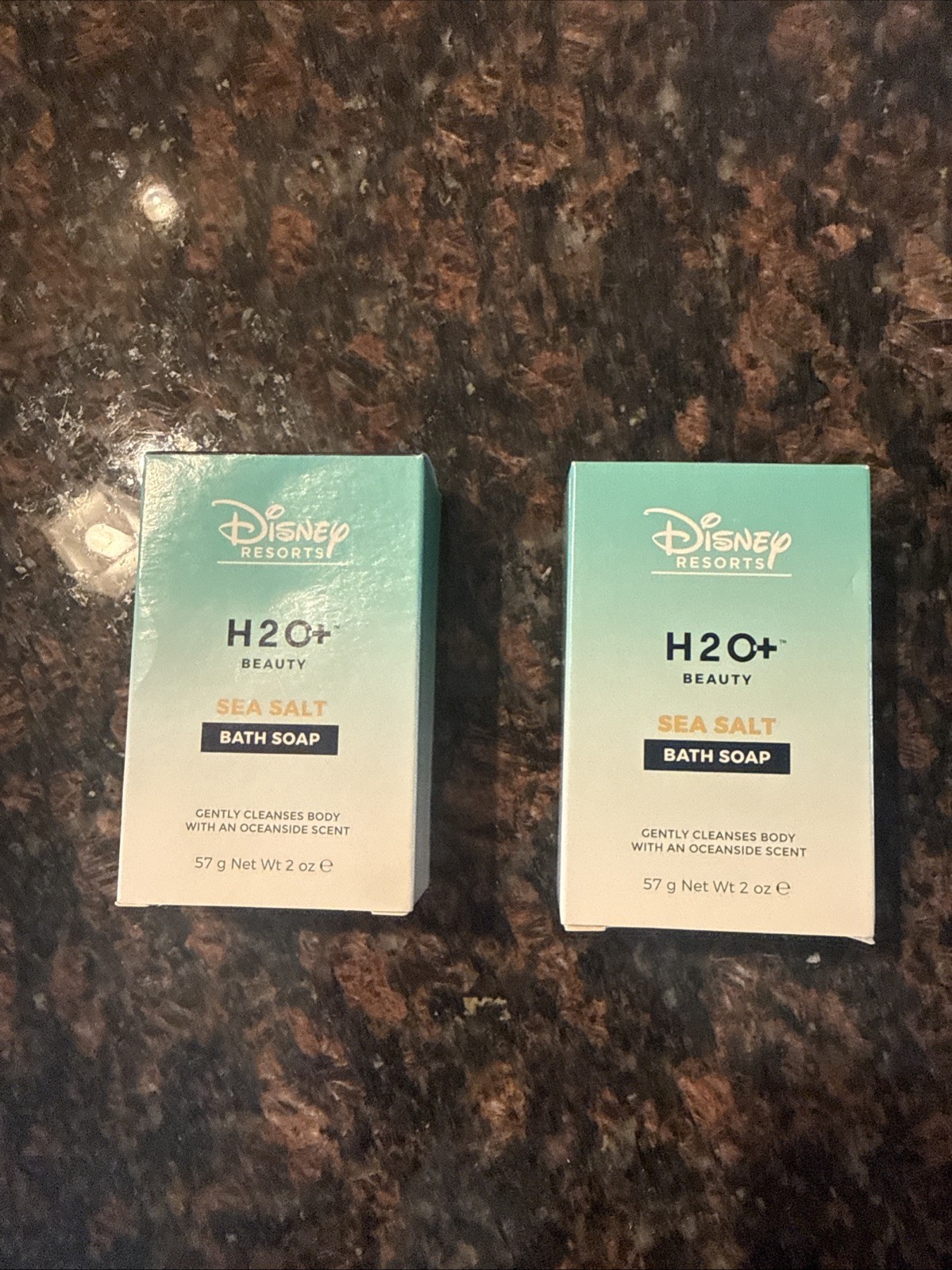 H2O+ Sea Salt Bath Soap 2 oz Lot of 2 Disney Resorts New