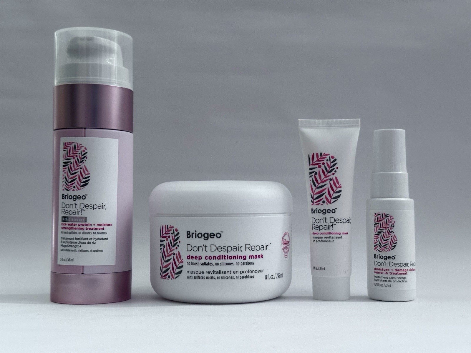 Briogeo Don’t Despair Repair 4 Pc Hair Treatment Mask Bundle New