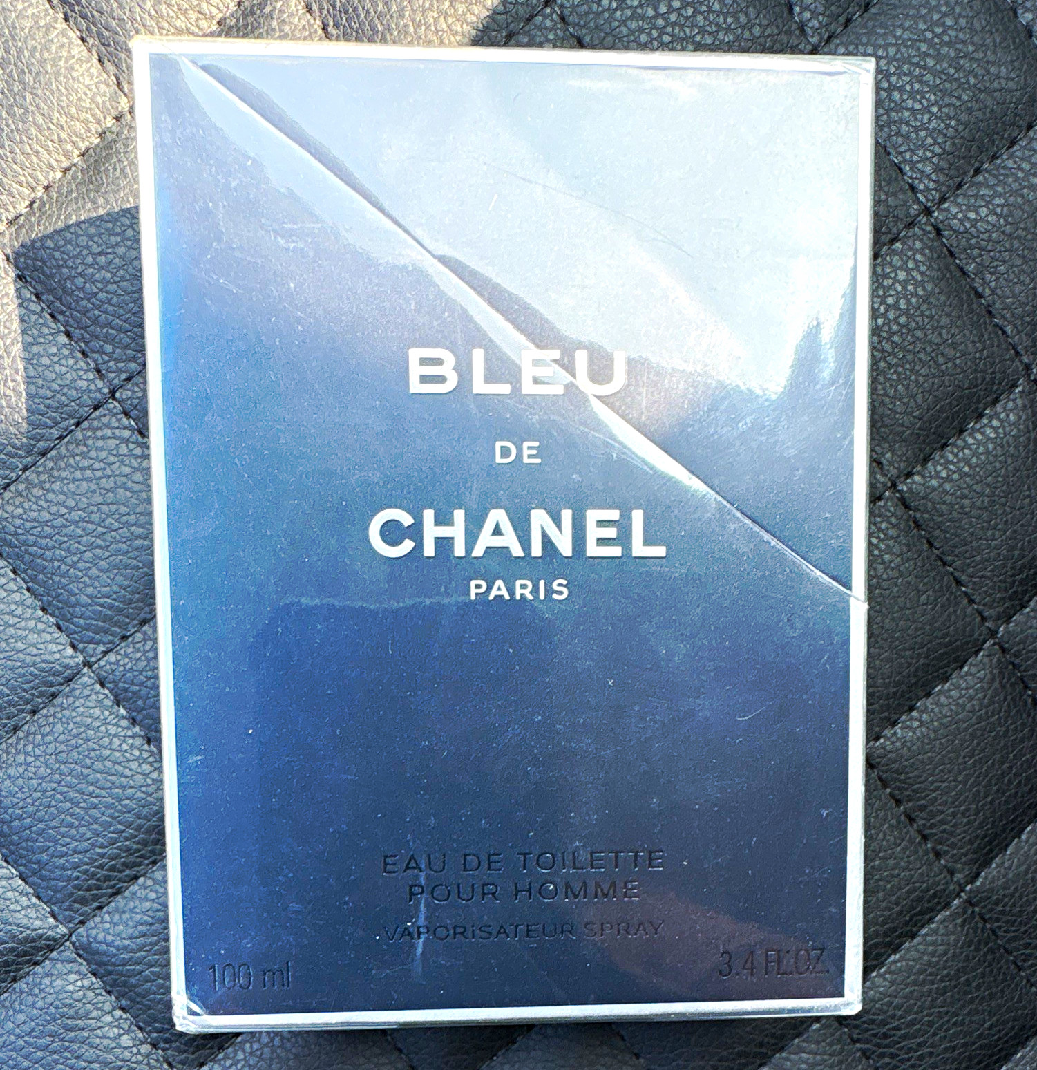 CHANEL Bleu de Chanel Eau de Toilette Spray for Men, Regular Size 3.4 fl oz