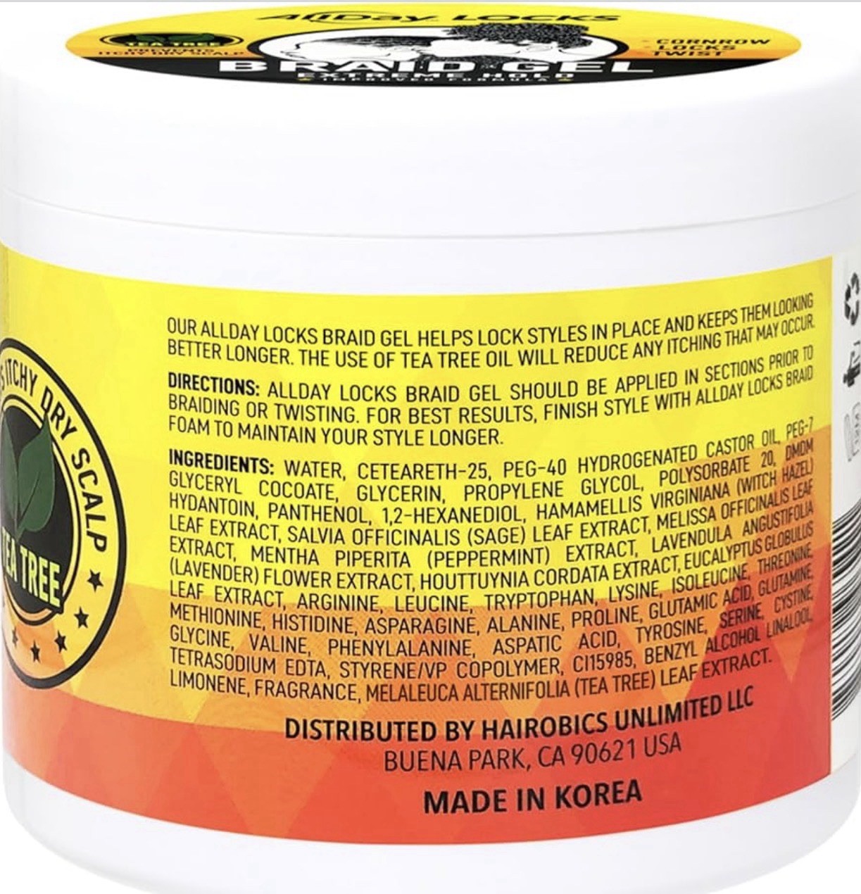 All Day Locks Braid Gel Extreme Hold 15 Oz – “Free Shipping”