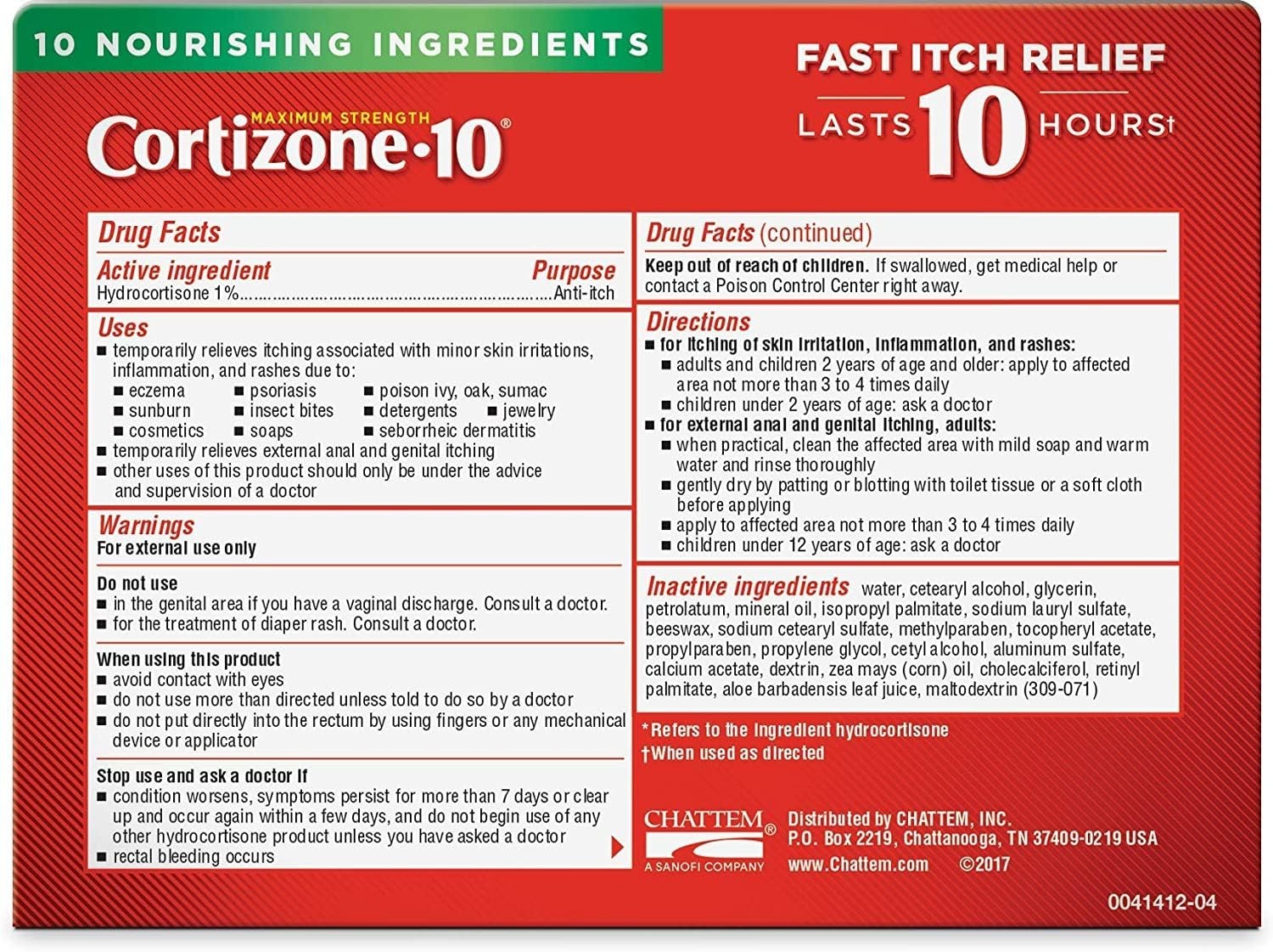 Maximum Strength Anti-Itch Cream 2 oz – Fast Relief for Skin Irritation (2 Pack)