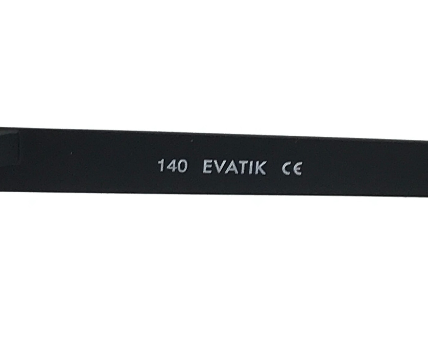 Evatik Eyeglasses Frames 9211 M216 Black Rectangle Full Rim 55-17-140