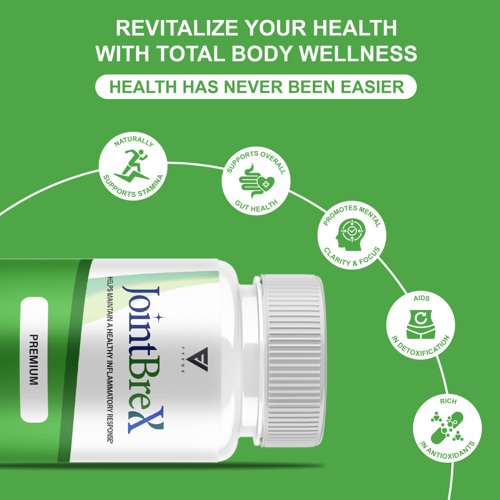 Joint Brex Advanced Joint Support, JointBrex Supplement (60 Capsules)