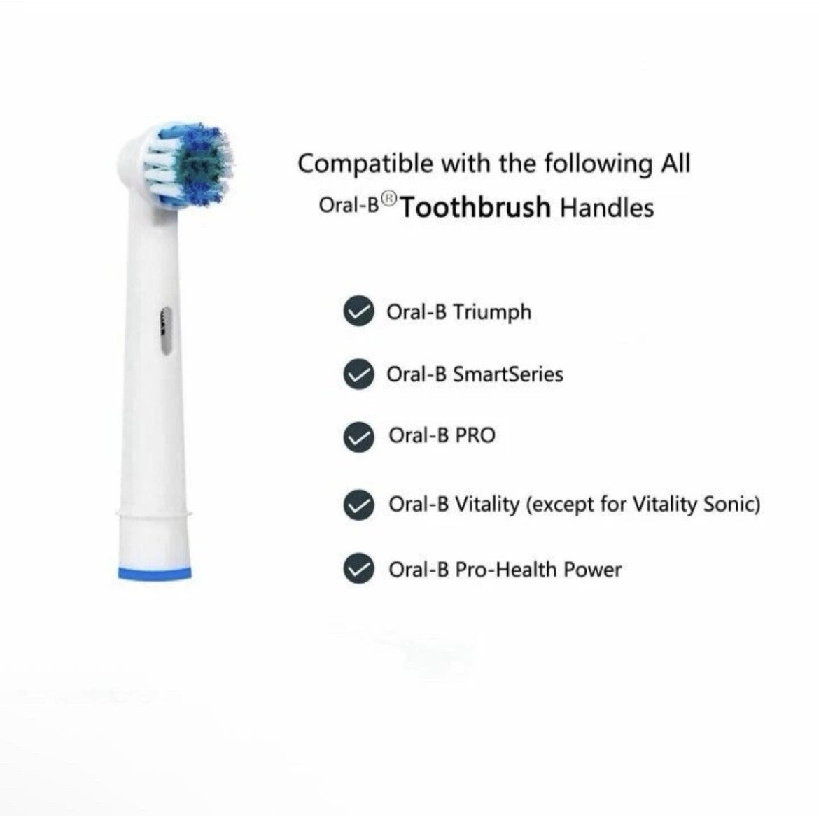 20PCS Precision Electric Toothbrush Replacement Fit For Oral Braun Brush Heads