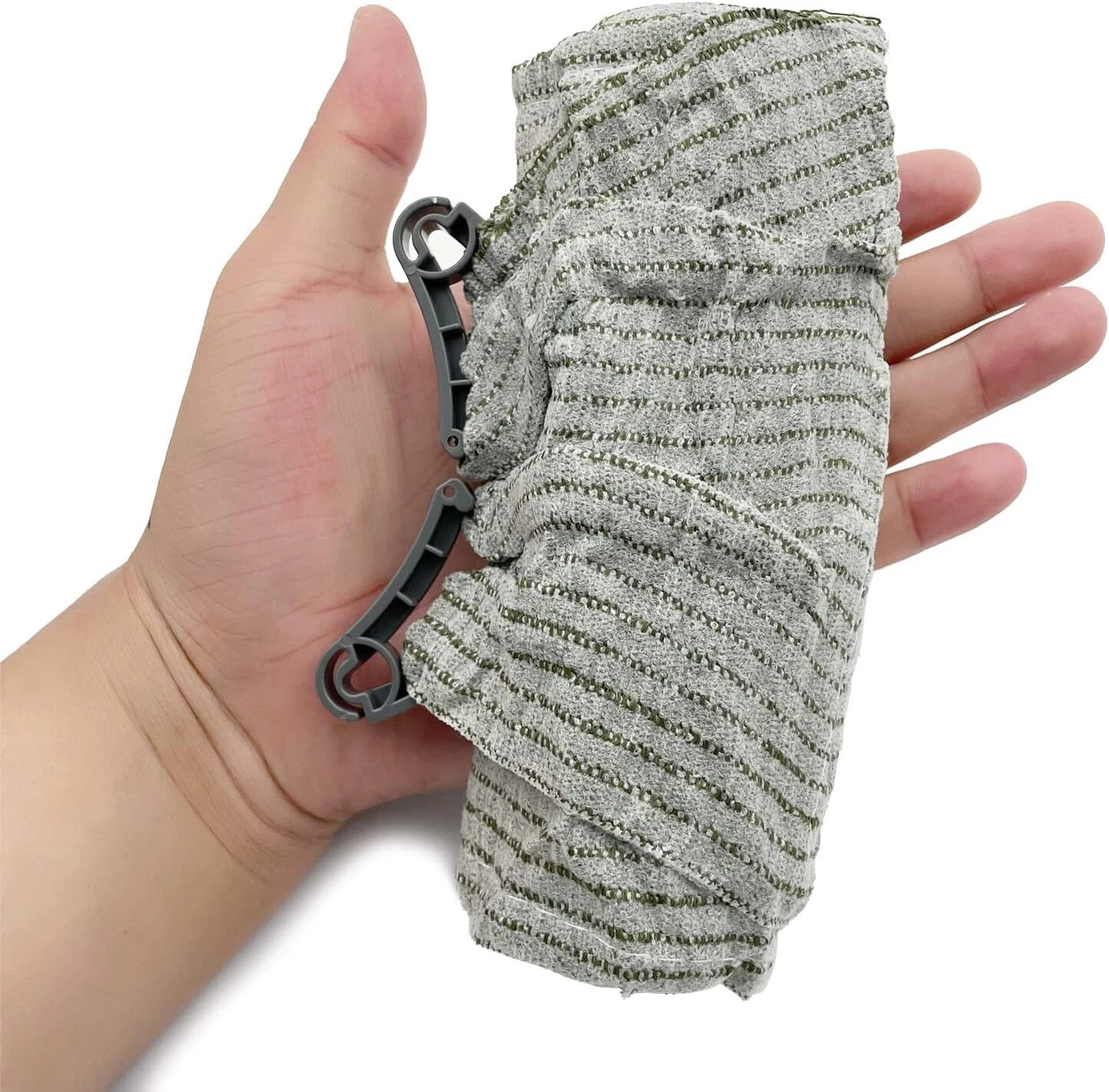 6 PACK 4″ Trauma Bandage Emergency Israeli Style Battle Wound Dressing First Aid