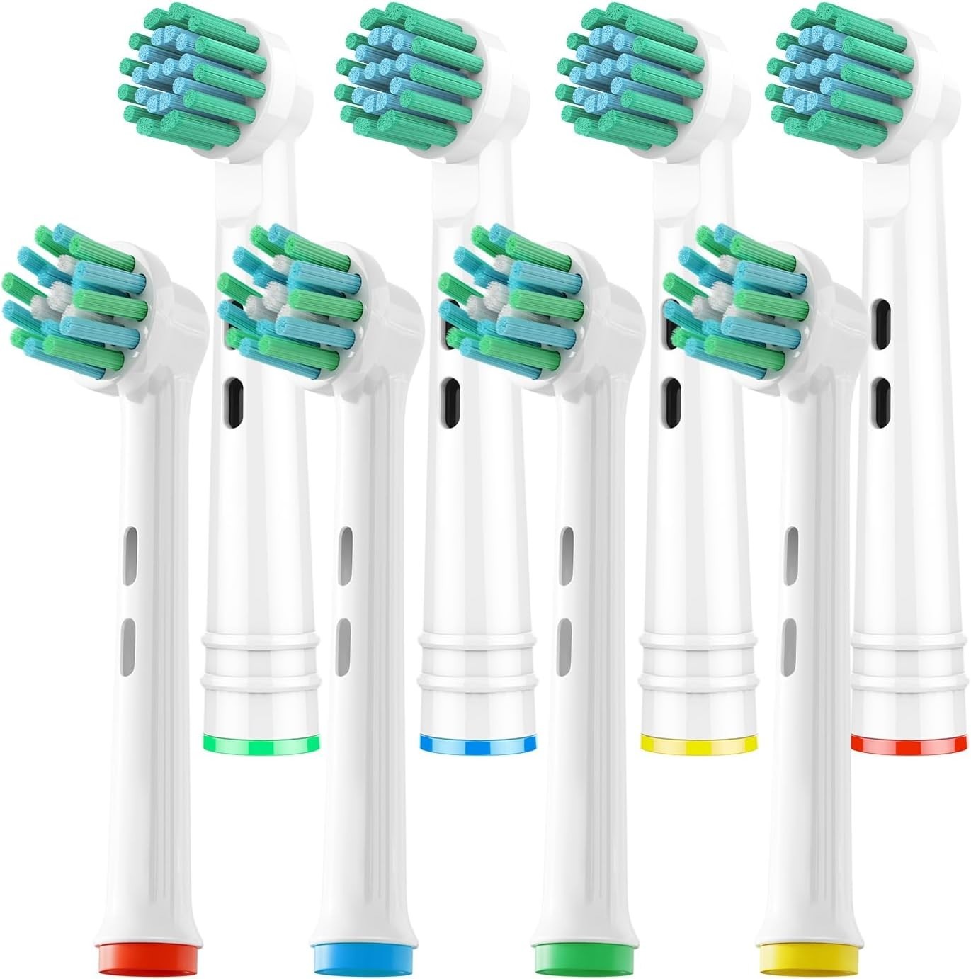 GENKENT 8 Pack Oral-B Braun Cross Action Replacement Brush Heads Refill