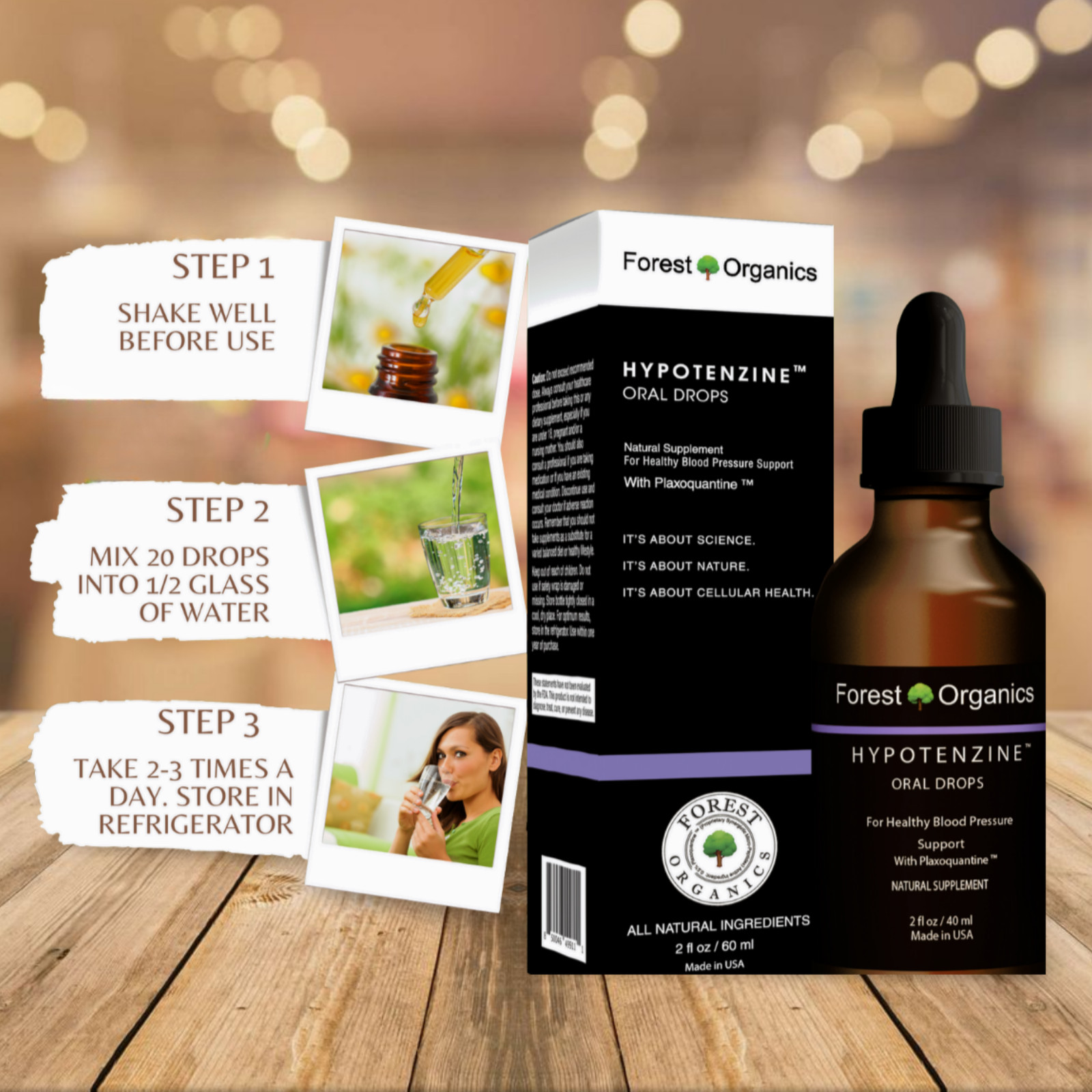 Cardiovascular Drops for Arterial Health, Circulatory System &Pressure Support