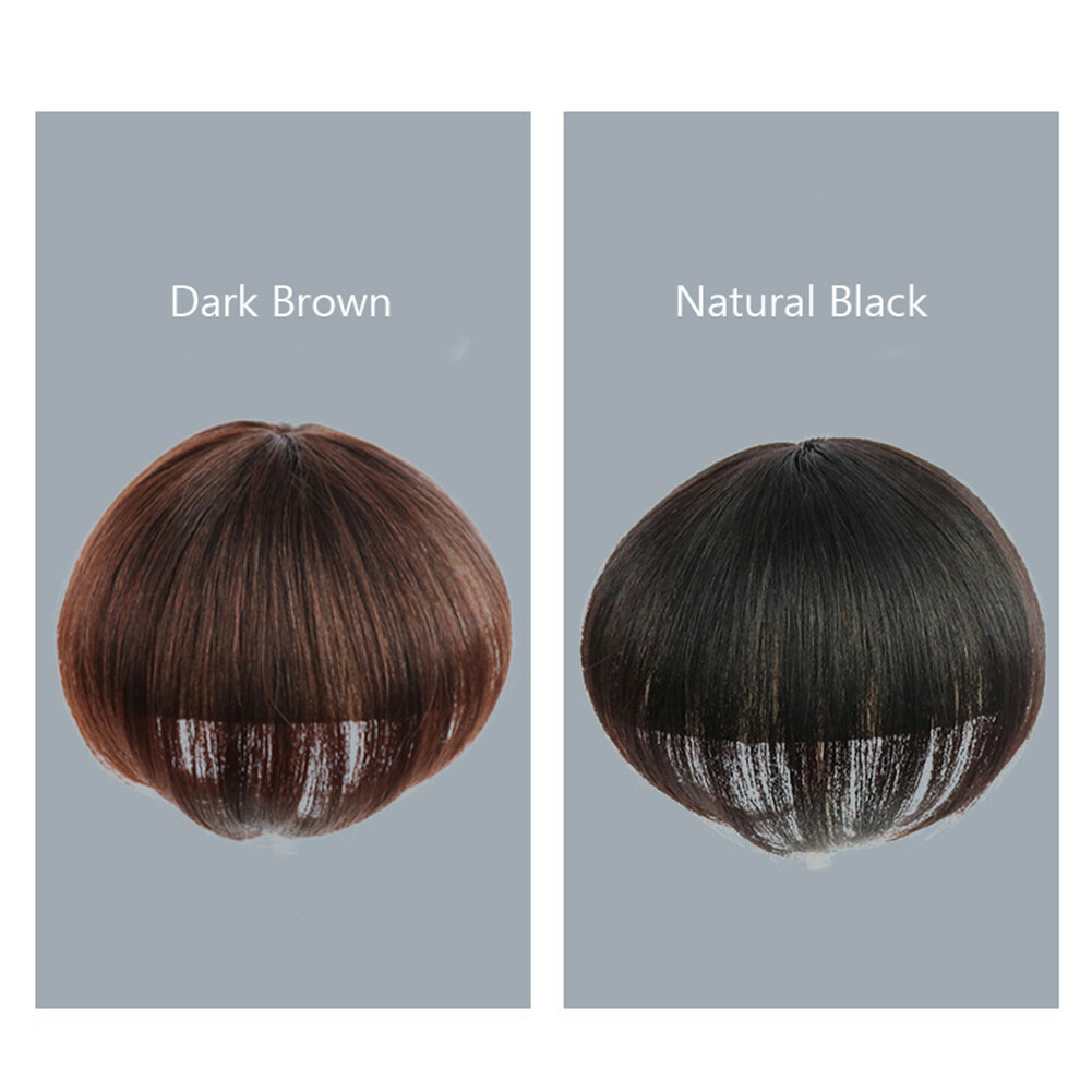 Short Straight Clip in Top Hairpiece 100% Human Hair Toppers for Women Thin Hair