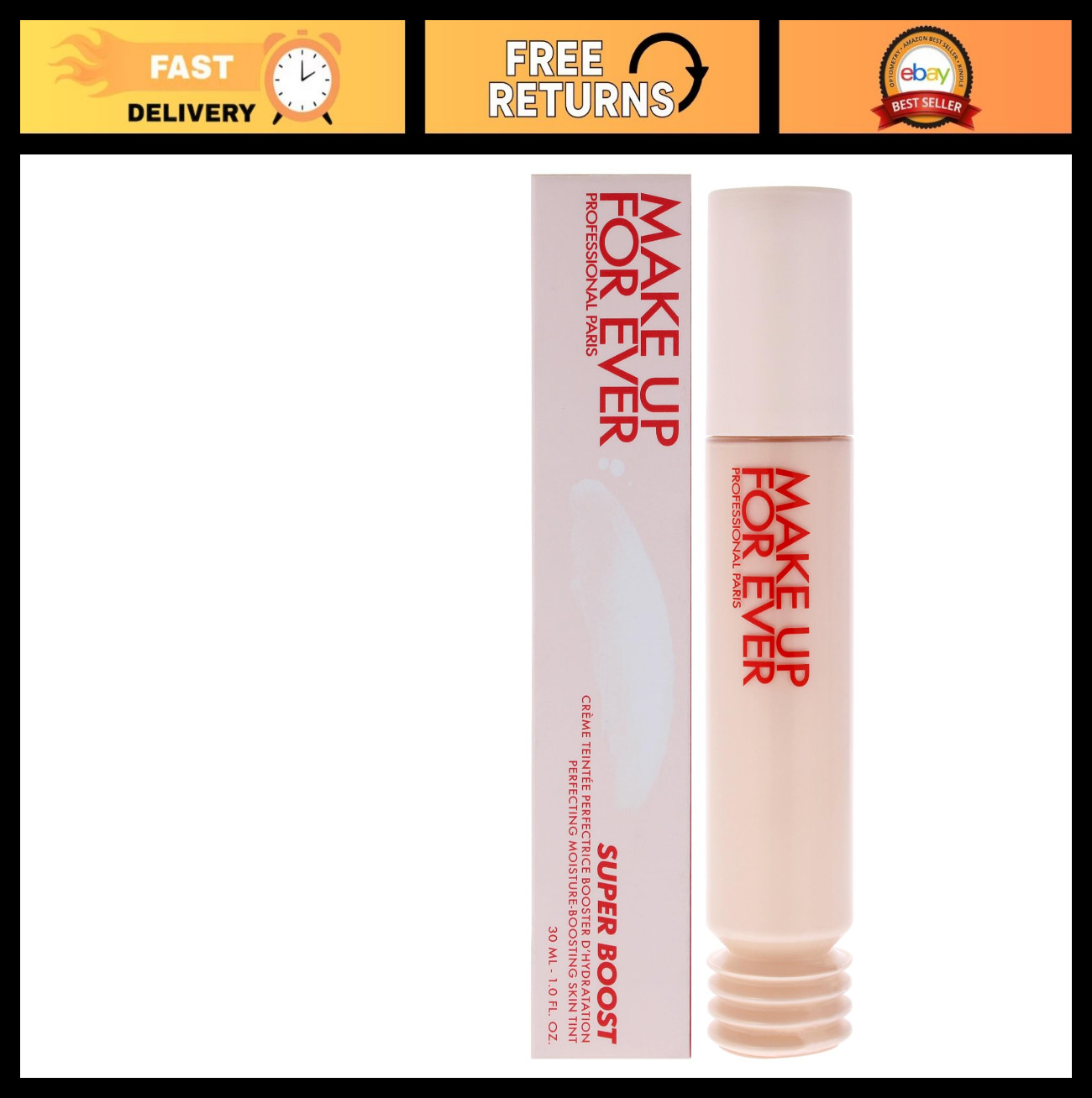 Super Boost Skin Tint 01 for Very Fair Light Skin Neutral Undertones 1.01 oz Mak