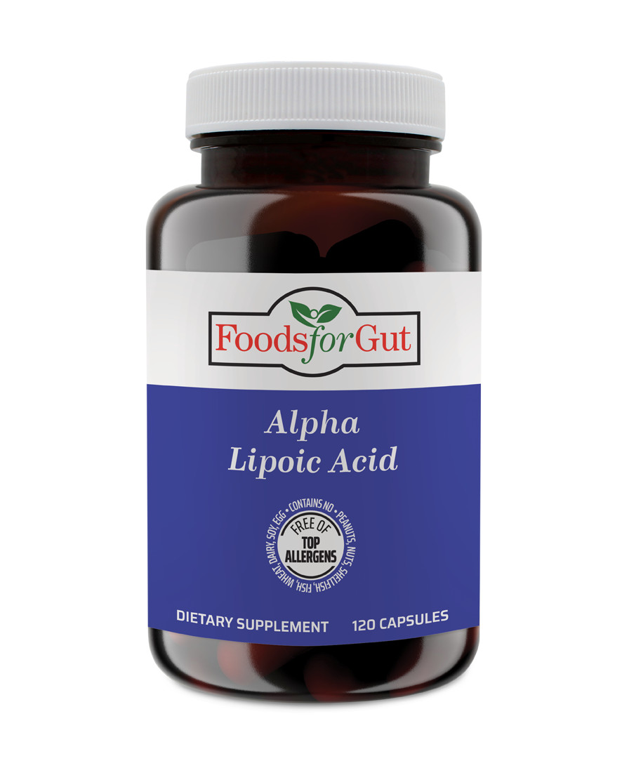 Alpha Lipoic Acid | 650 mg Per Serving 120 Capsules | Vegetarian Capsules