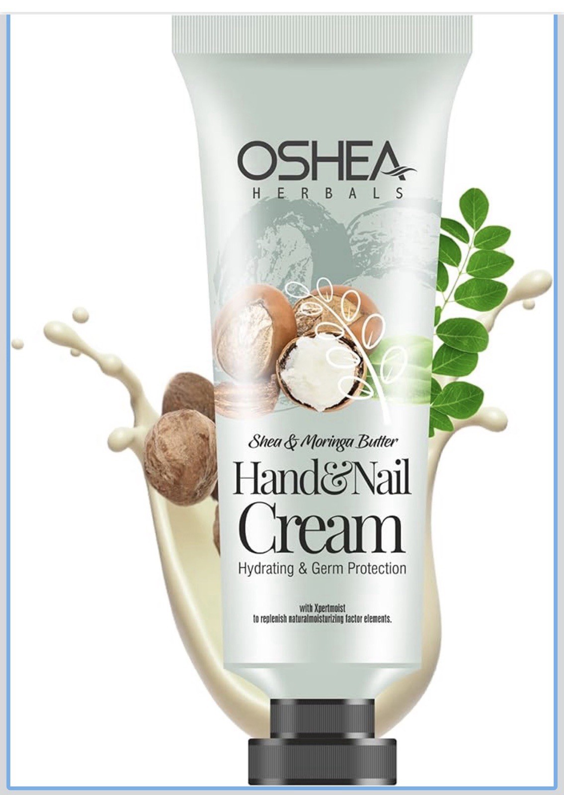 Oshea Herbals Shea Butter Moringa Hand Nail Cream 30ml Hydrating Care