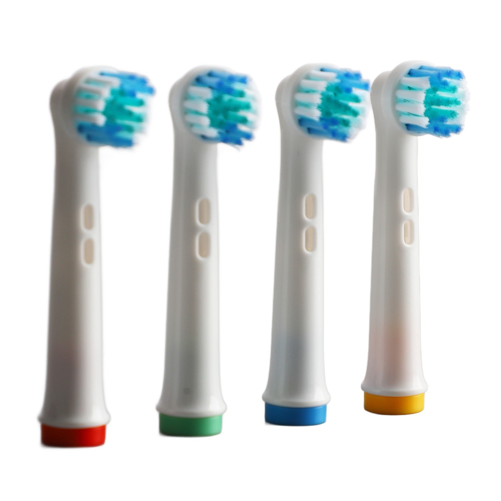 4pcs Electric Toothbrush Replacement Heads More Plaque Removal Rounded