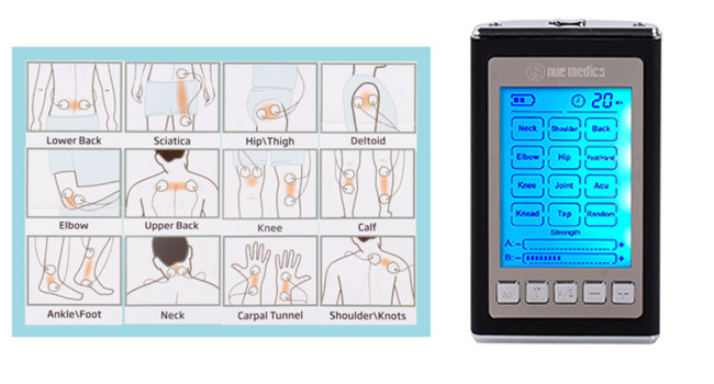 Tens Unit Muscle Stimulator Portabable Pain Relief Electro Therapy Massager
