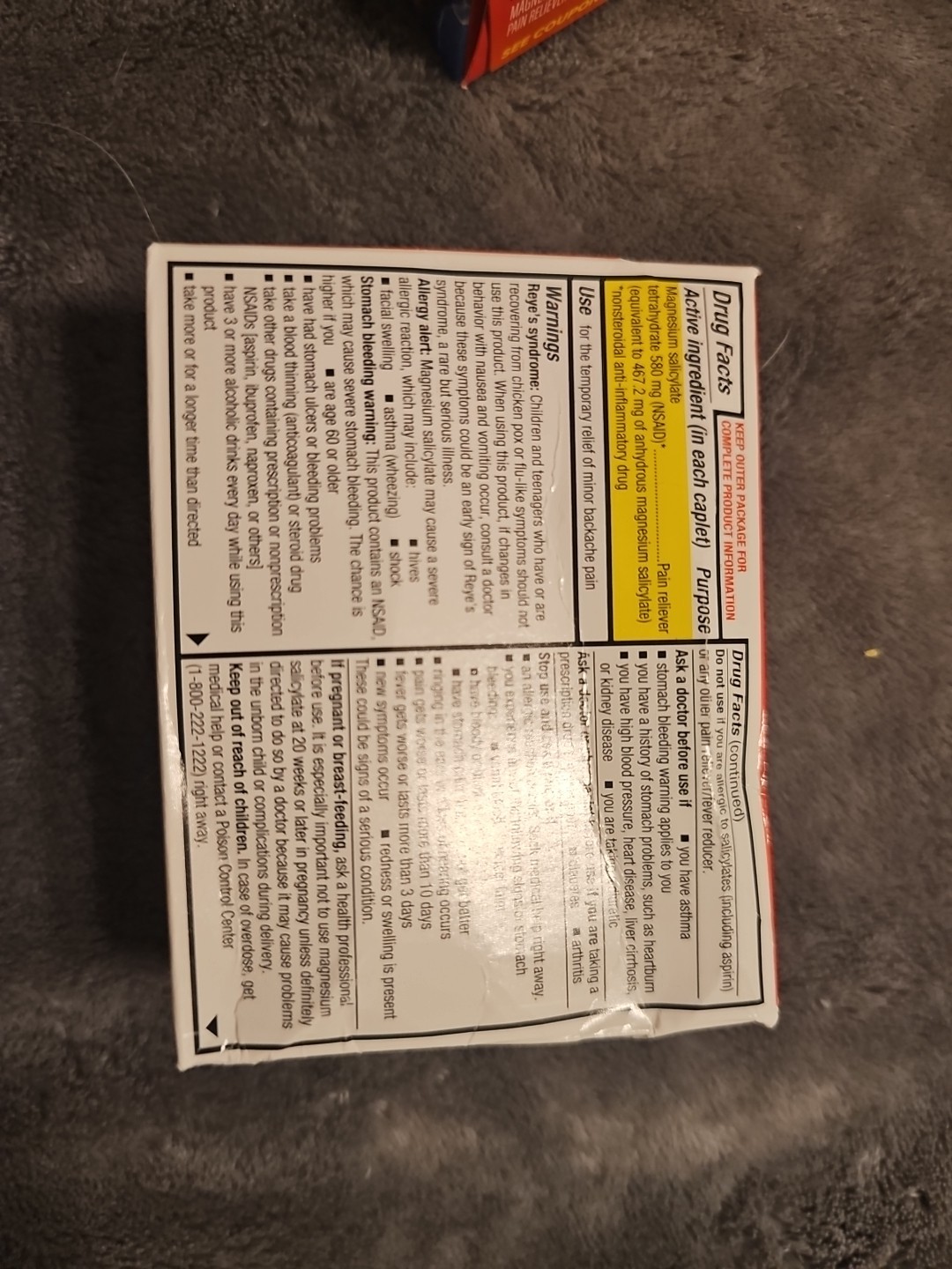 (2) Doans Extra Strength Back Pain Reliever Caplets 24 Per Box/48 Total Exp9/28