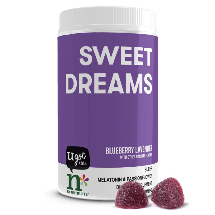 Nutrilite Sweet Dreams Sleep Melatonin Blueberry Lavander 60 Gummies Organic