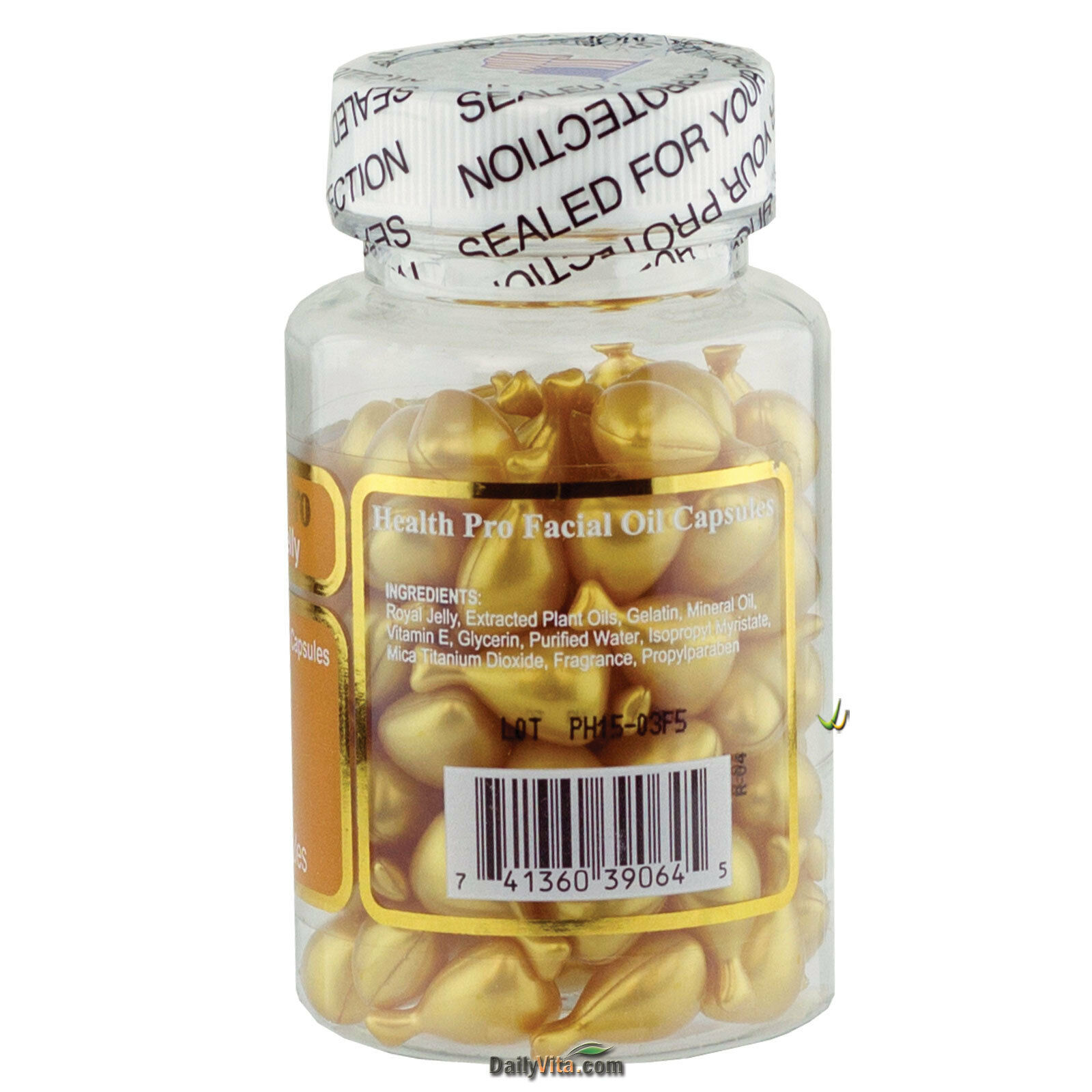8 X Royal Jelly & Vitamin E Skin Oil 90 Capsule Total 720 Caps
