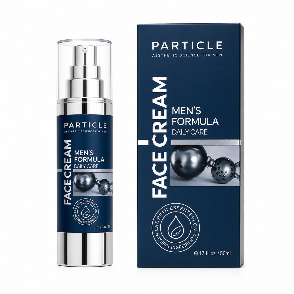 Particle 6-in-1 Face Cream for Men Anti-Aging Moisturizer 1.7 oz / 50ml New In B