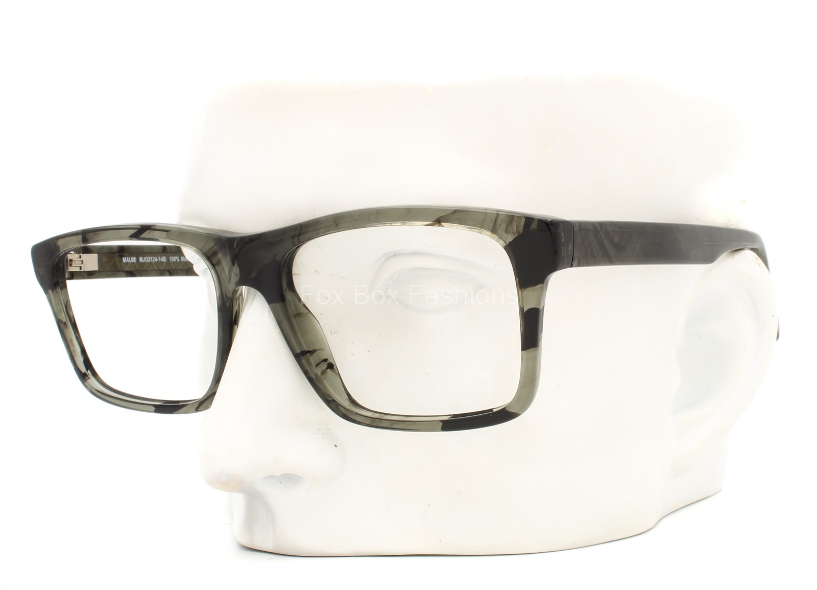 Maui Jim MJO 2124-14B Eyeglasses Glasses Transparent Stormy Gray 56mm Large