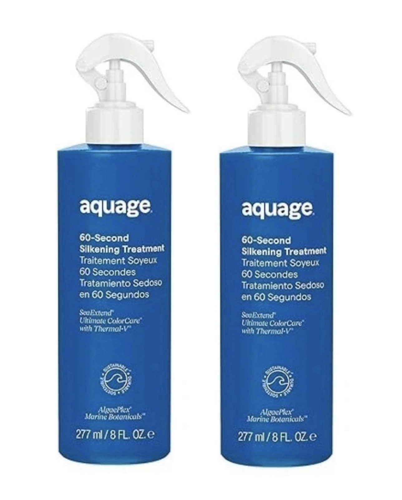 Aquage 60 Second Silkening Treatment 8 fl oz (Pack of 2)