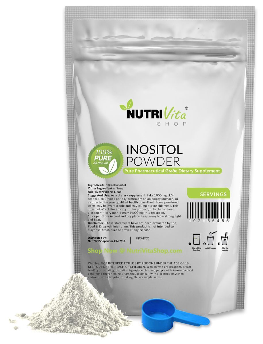 8.8 oz (250g) NEW 100% PURE INOSITOL POWDER MOOD STRESS ANXIETY