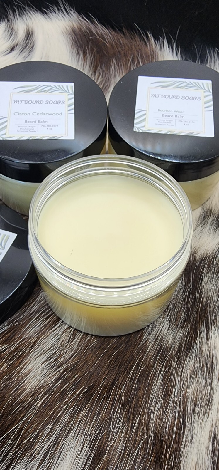 Beard Balm 4 Oz Jar “made to order you choose scent “