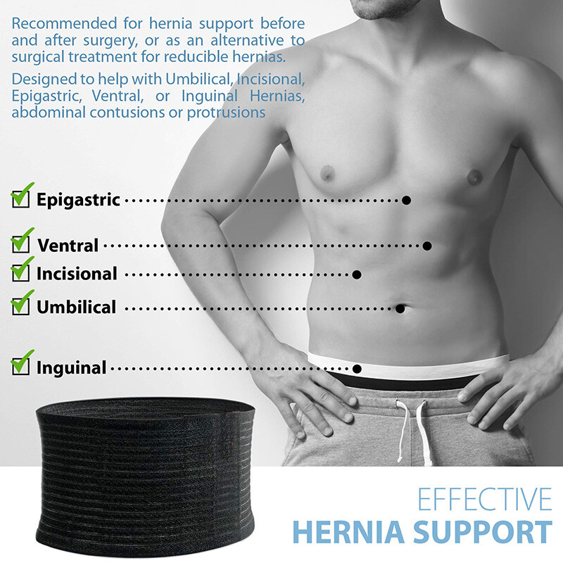 Abdominal Binder Support Wrap Surgical Binder Abdominal Hernia Support Women Men