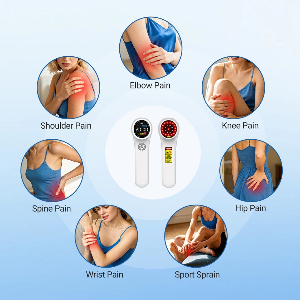 Low Level Laser Therapy for Sprain Wound Injuries Healing Shoulder Pain 1760mW