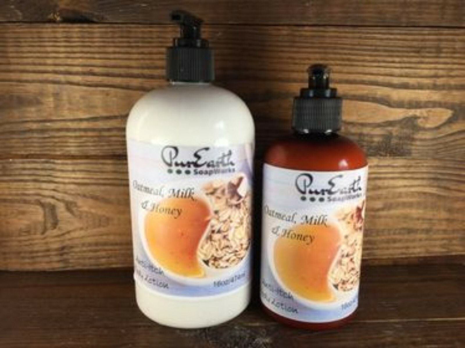 Handmade Lotion 8 &16 oz Oatmeal, Goats Milk & Honey Organic, Natural & Soothing