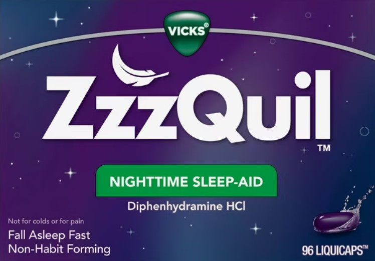 Vicks ZzzQuil Nighttime Sleep Aid LiquiCaps (96 LiquiCaps )
