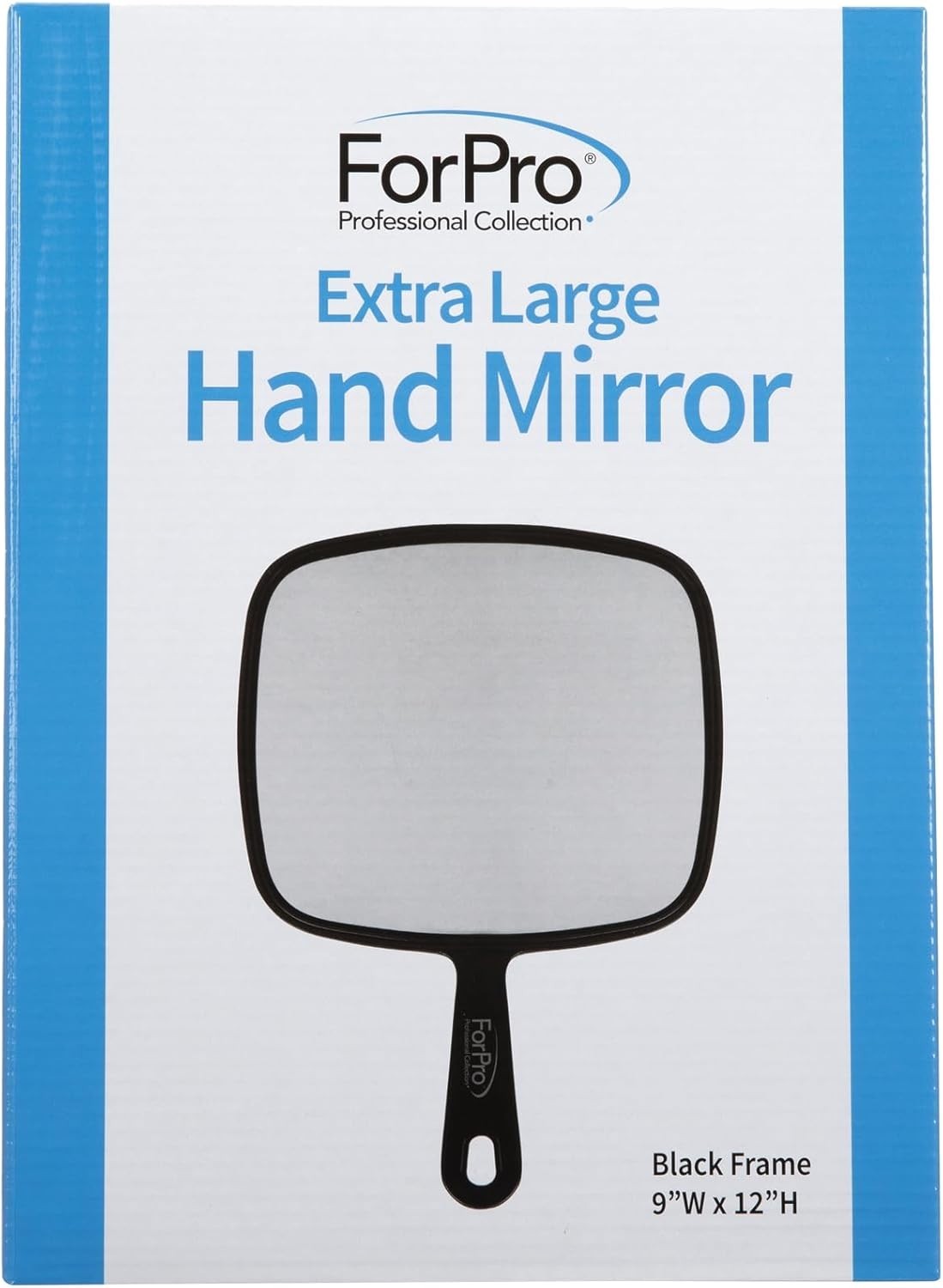 Hand Held Mirror Extra Large For Barber Lady Makeup Beauty Cosmetic With Handle