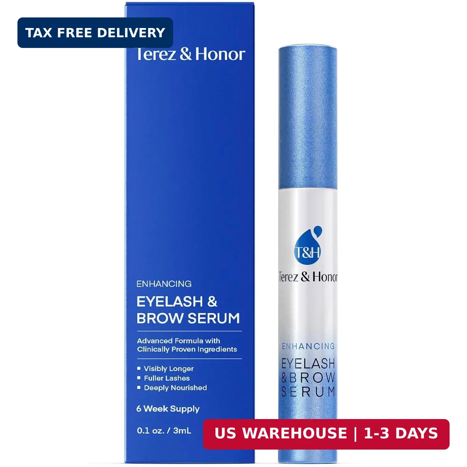 Advanced Eyelash Serum for Thicker, Longer Eyelashes and Eyebrows – Grow Lusciou