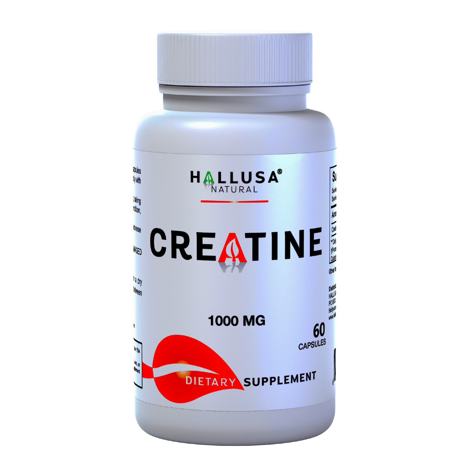 CREATINE Monohydrate – Muscle Building – Enhanced Strength & Performance -60 Cap