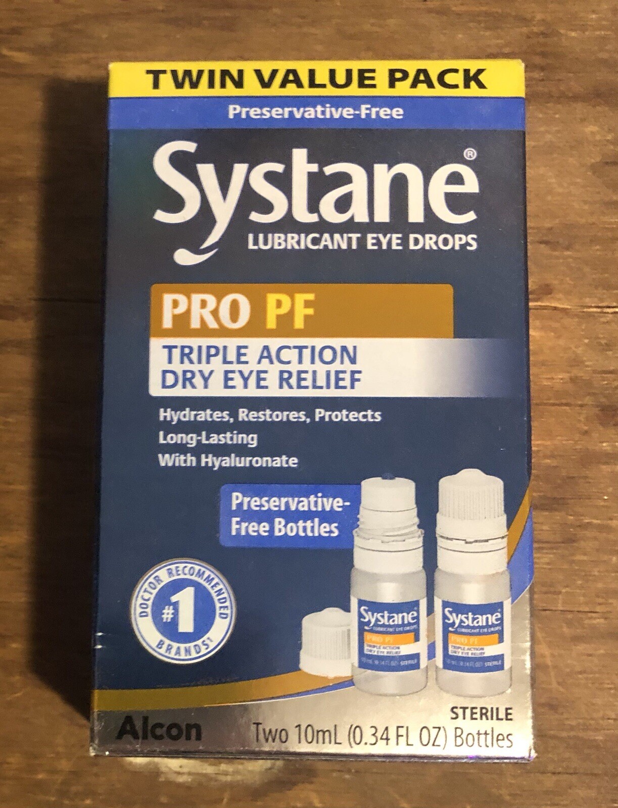SYSTANE PRO PF Dry Eye Relief Drops Preservative Free Twin Pack EXP 06/2026 NEW