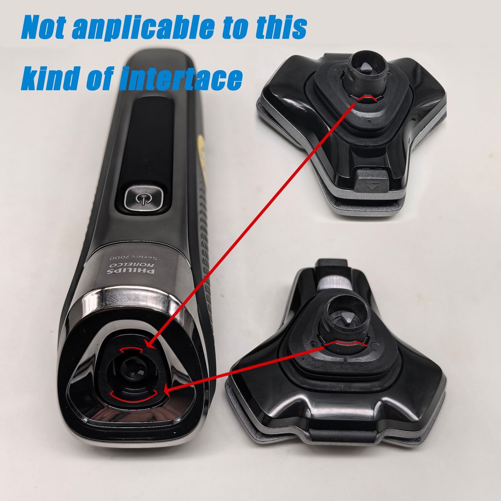 Replacement Head Assembly Compatible with Philips Norelco Series 7000 Shaver