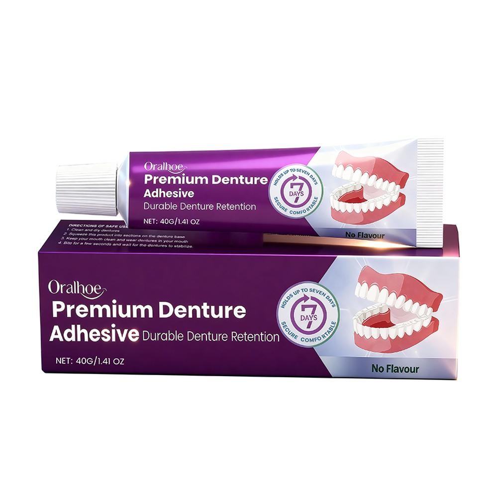 Premium Adhesive Denture Thermoplastic Strong-Denture-Adhesive 40g