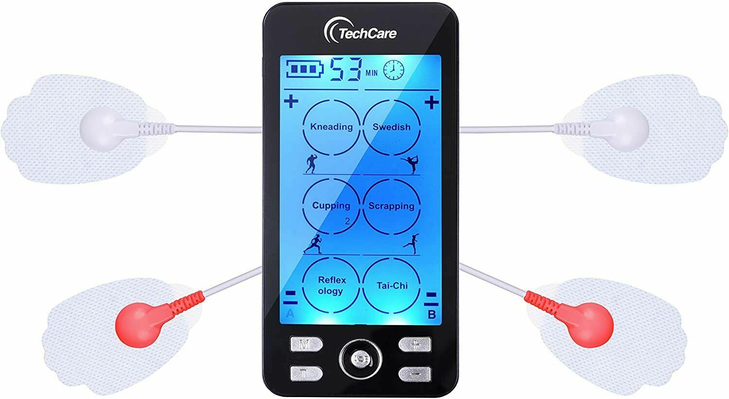 Tens Unit Muscle Stimulator Electrotherapy Device Full Body Massager 24 Modes