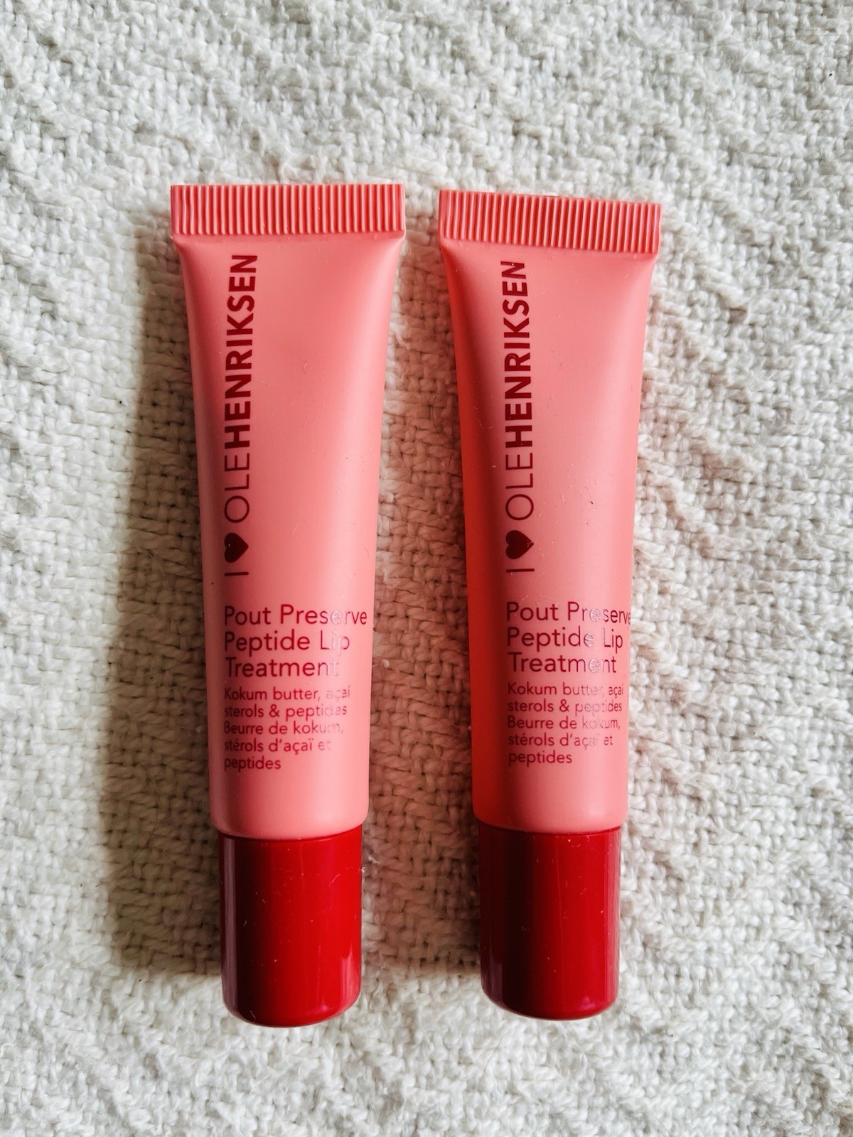 NEW Ole Henriksen STRAWBERRY SORBET Pout Preserve Lip Treatment (2) PACK🍓