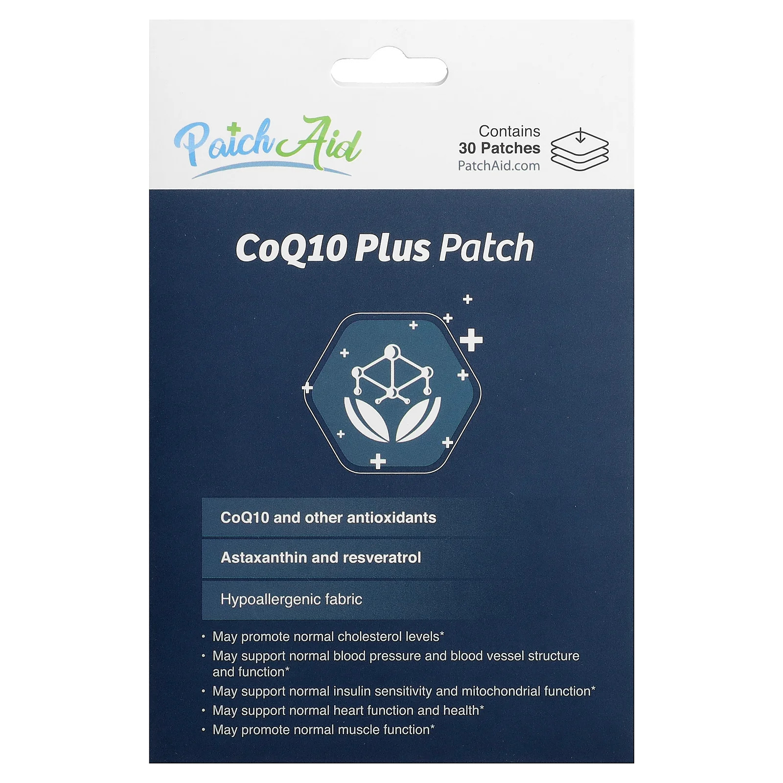 2 X PatchAid, CoQ10 Plus Platch, 30 Patches
