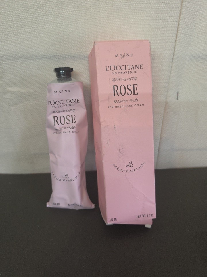 L’occitane en Provence ROSE Hand Cream Jumbo 5.2 oz / 150 ml New in Box