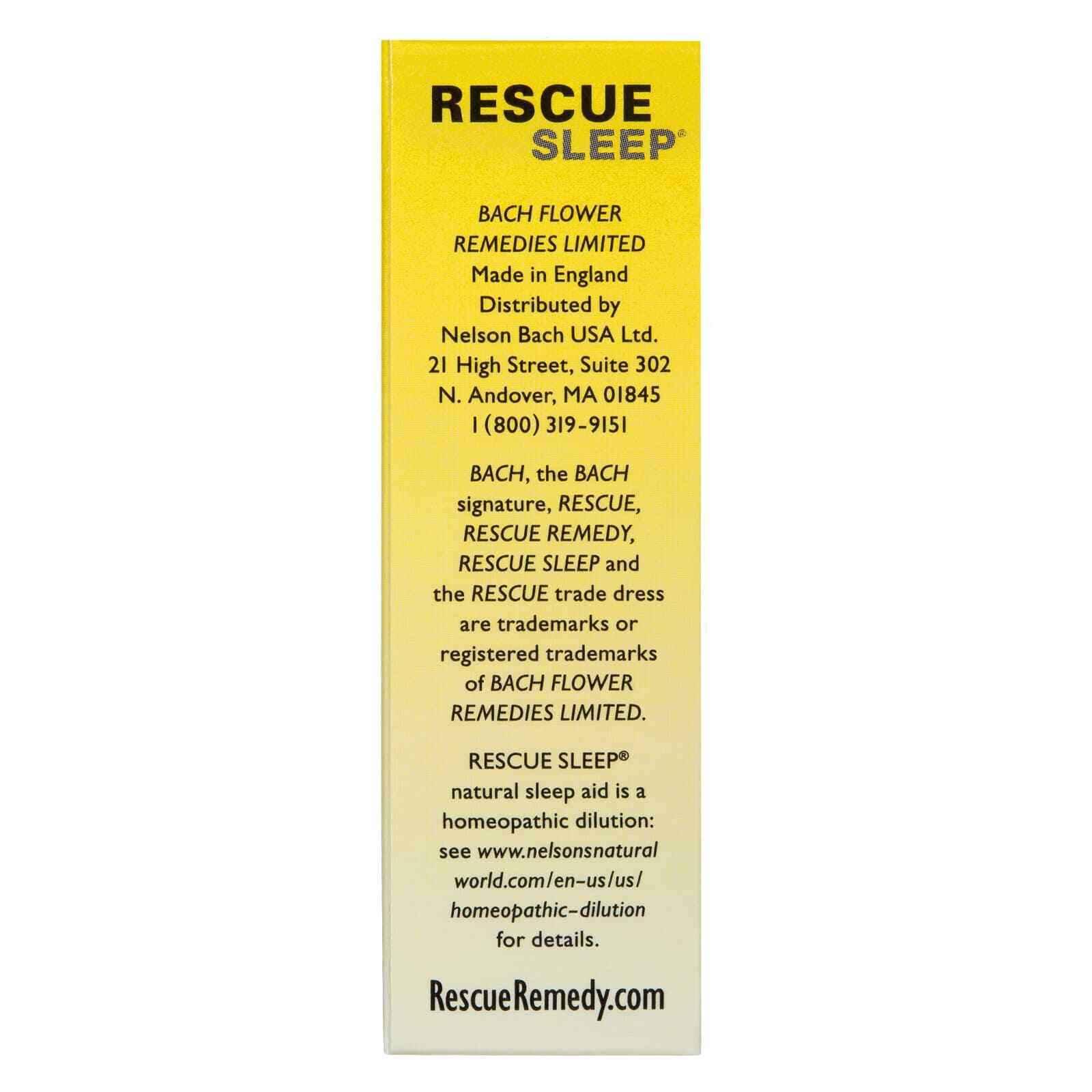 Bach RESCUE SLEEP Spray Natural Sleep Aid 0.245 fl oz 7mL