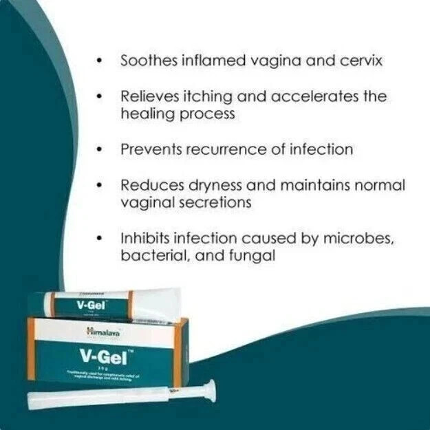 Himalaya V-Gel 30g Pack of 10| Herbal Feminine Care | Free Shipping | Exp Nov 28