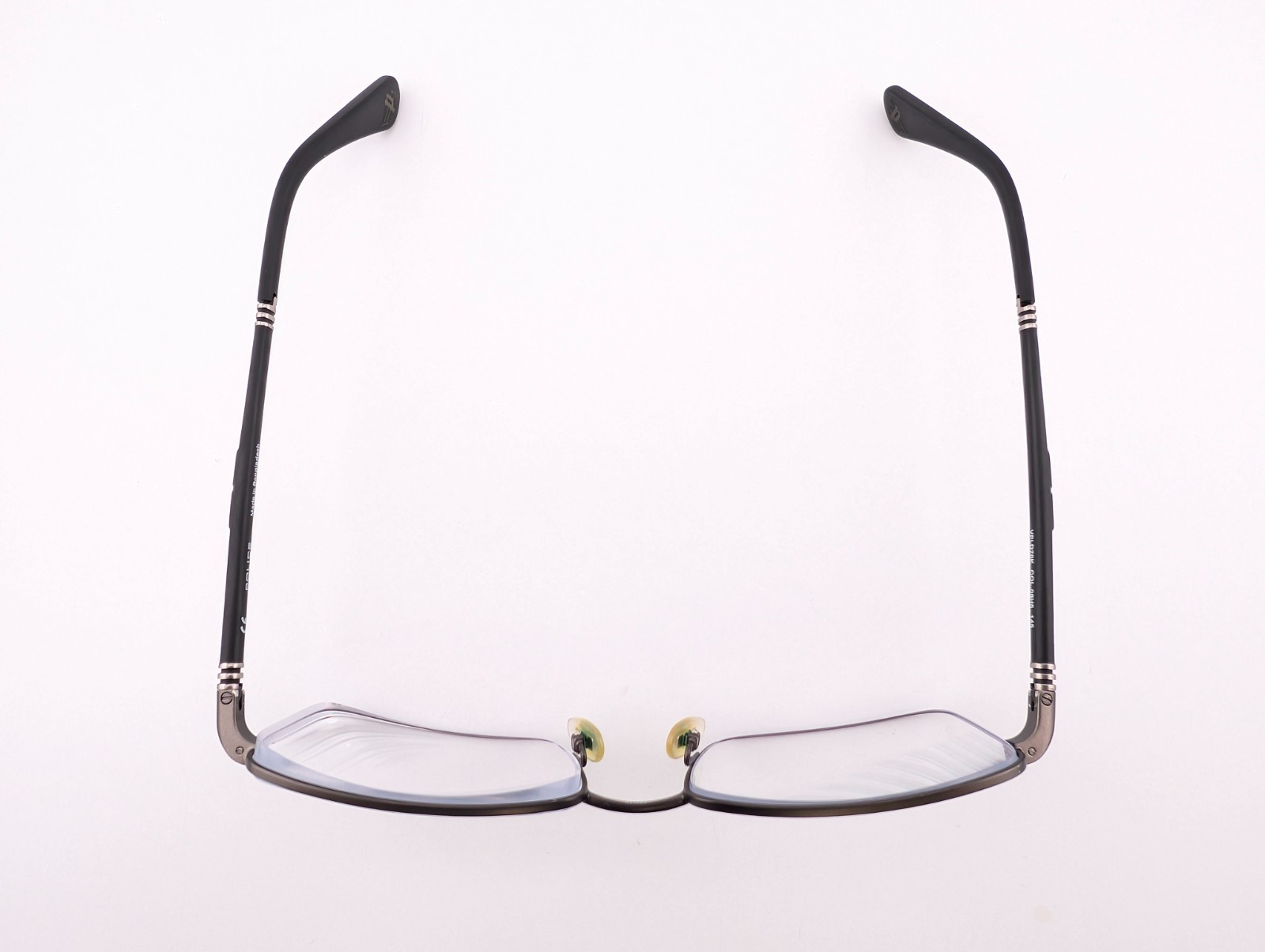 Police Eyeglasses, Frames Only, VPLD78K Col.08H5, 58-18-145, Metal, Bangladesh